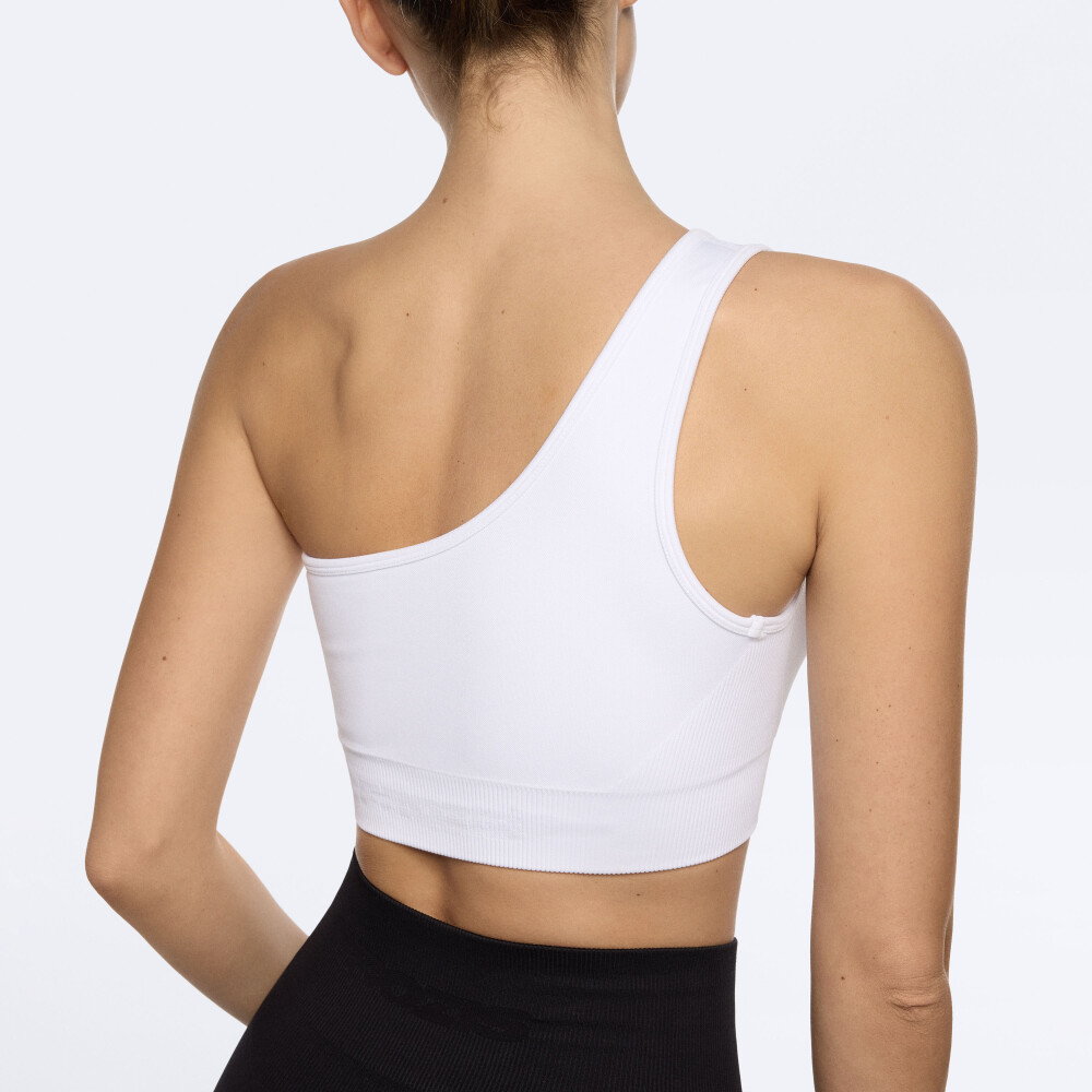 Ice Ice Baby One Shoulder Sports Bra