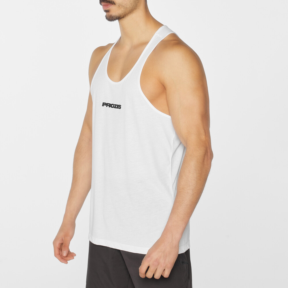 Script Men Stringer Tank Top