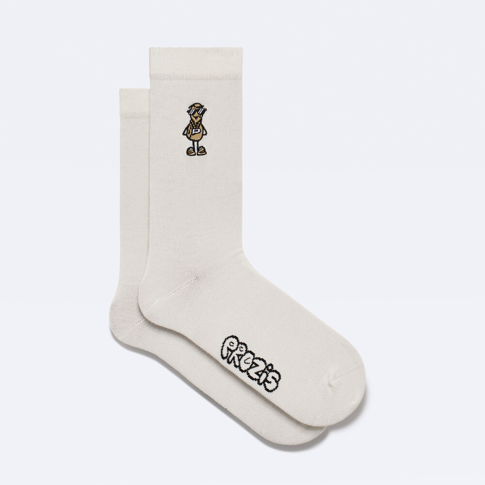 Peanut Bamboost Crew Socks
