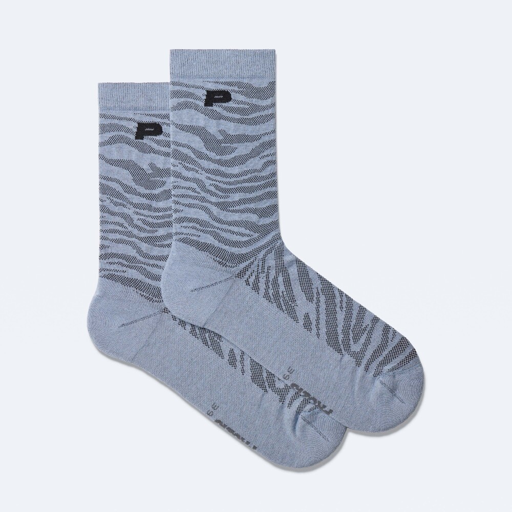 Zebra Cushioned Crew Socken