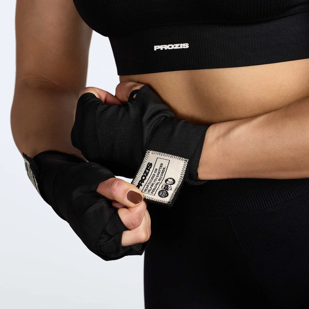 Bandes de Boxe KO 4,5 m x 2 - Noir (1)