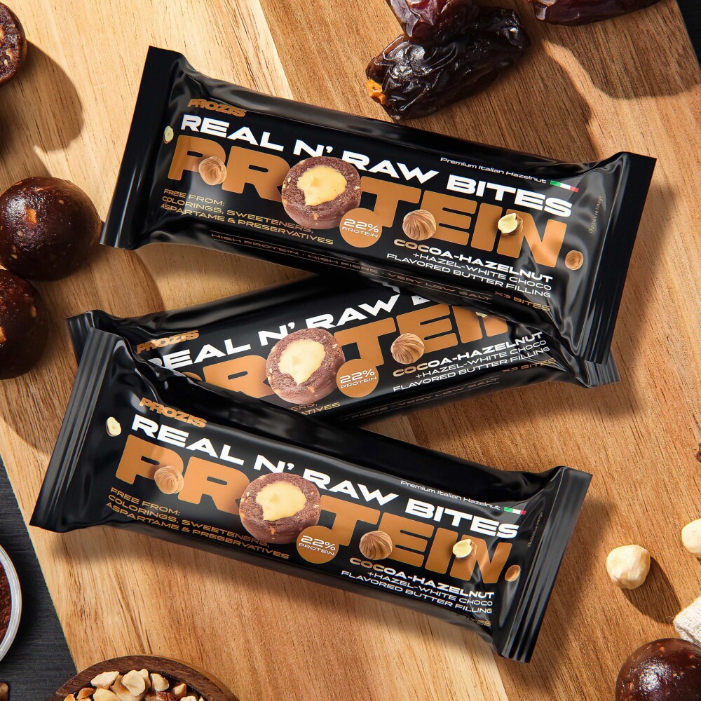 Filled Protein Balls x 3 - Cocoa-Hazelnut Bites