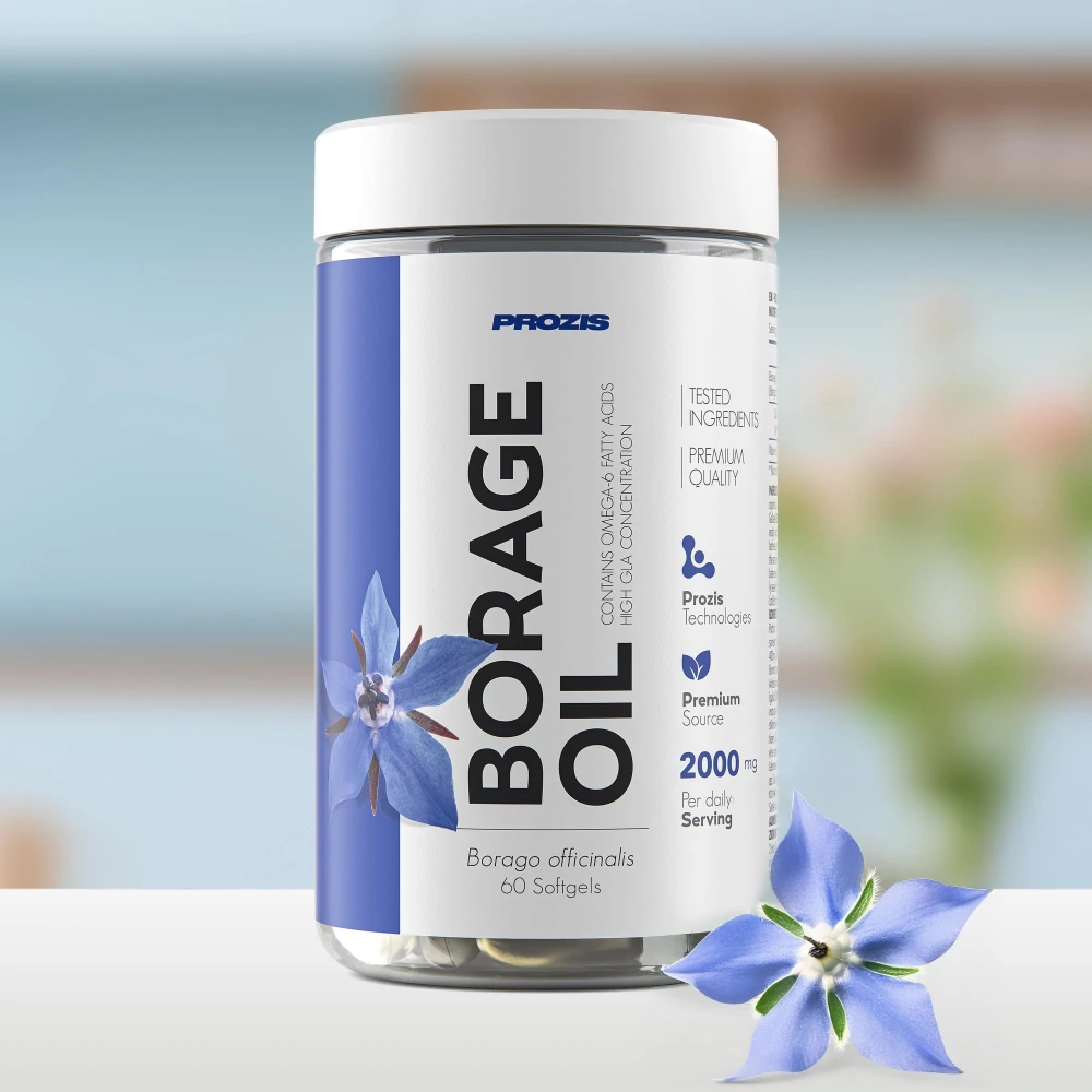 Huile de Bourrache 1000 mg 60 capsules molles (1)