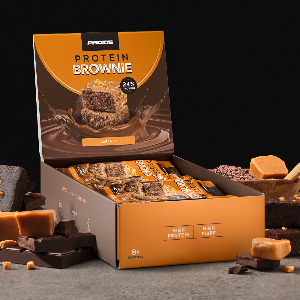 Protein Brownie (8 units) - Caramel