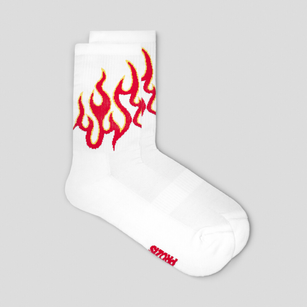 Flame On Crew Socks