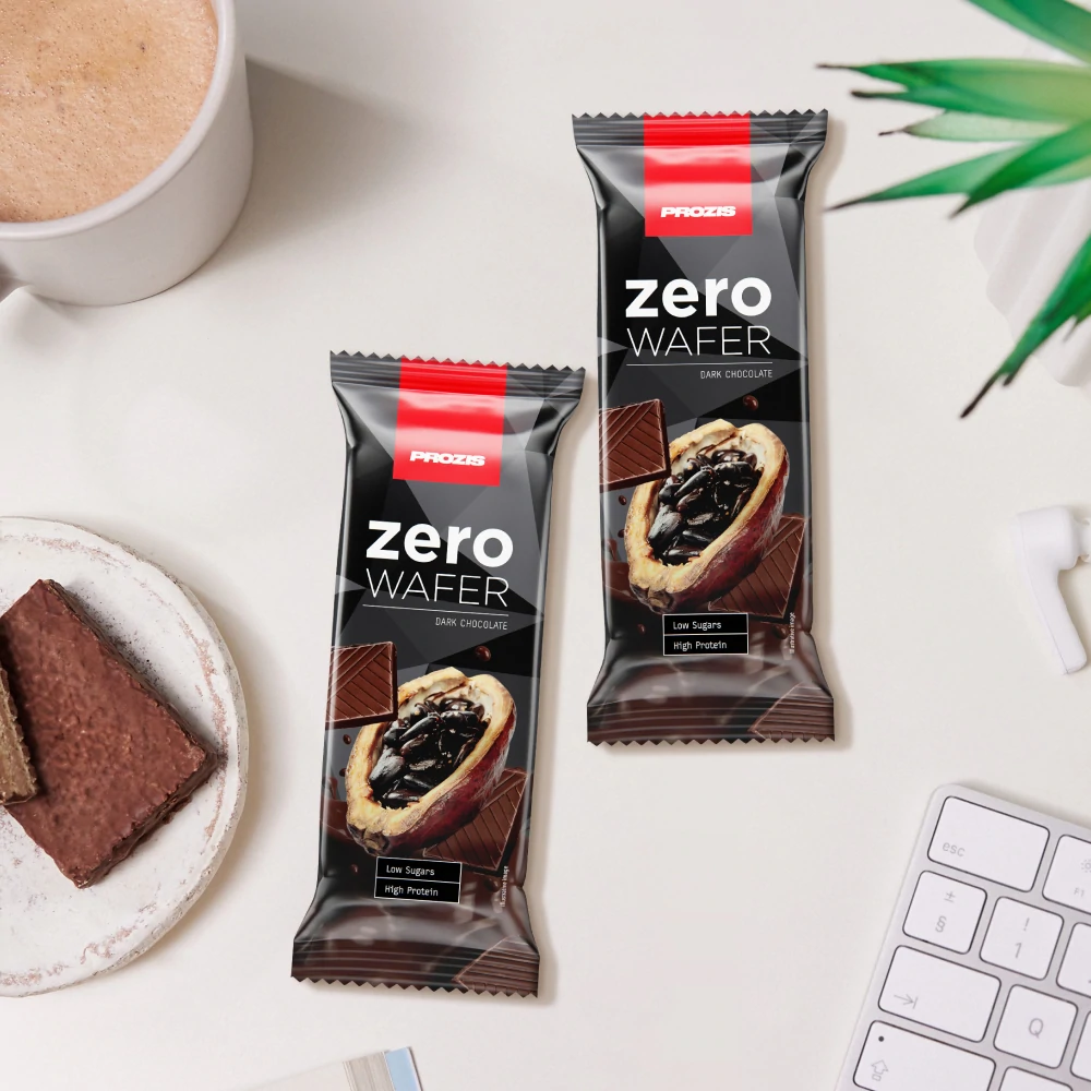 Zero Protein Wafer - Faible Teneur en Sucres - 2 barres (1)