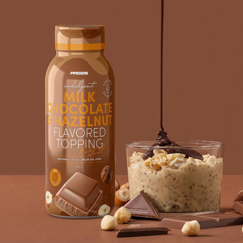 Indulgent Milk Chocolate & Hazelnut Topping 250 g (1)