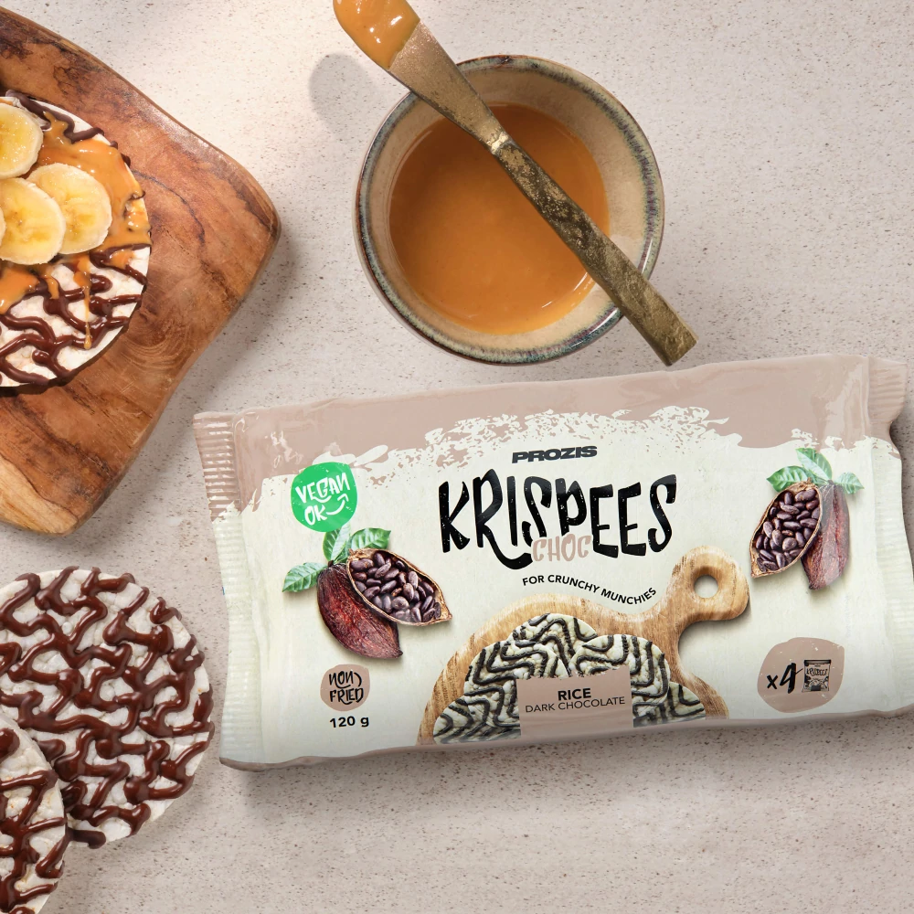 4 x Choc Krispees - Reis mit Dunkler Schokolade 30 g (1)
