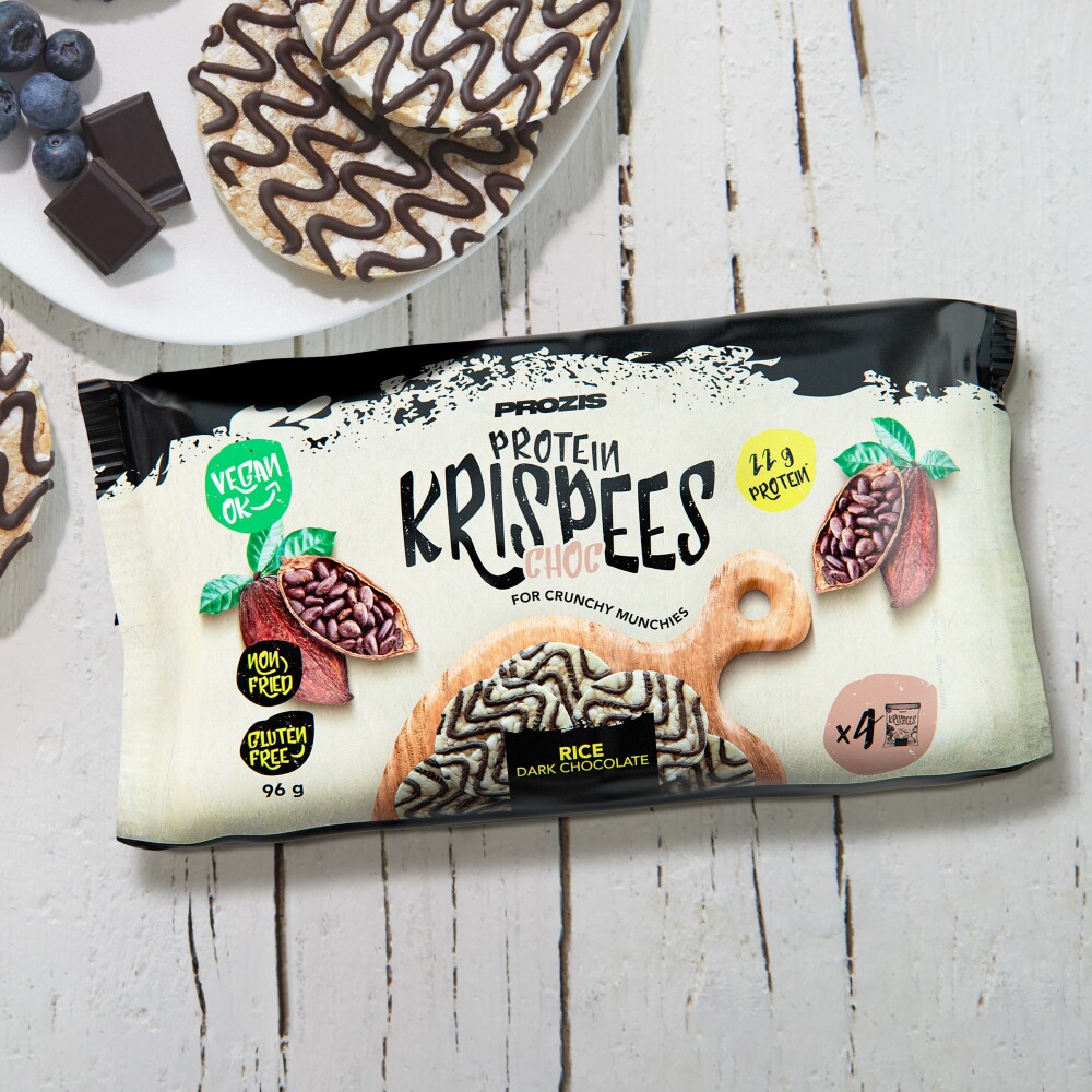 Protein Choc Krispees - Rice with dark chocolate 3.3 oz / 4 ct
