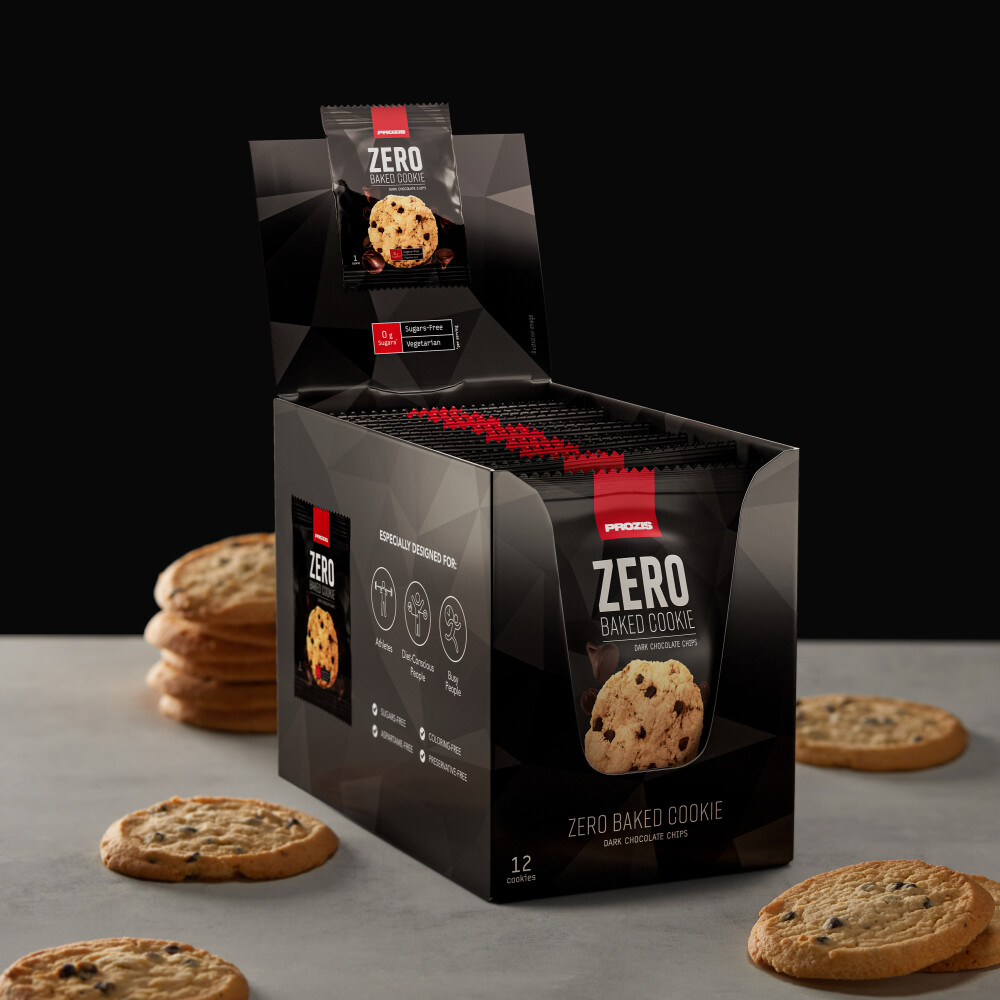 Zero Baked Cookie (12 units) - Dark Chocolate Chips