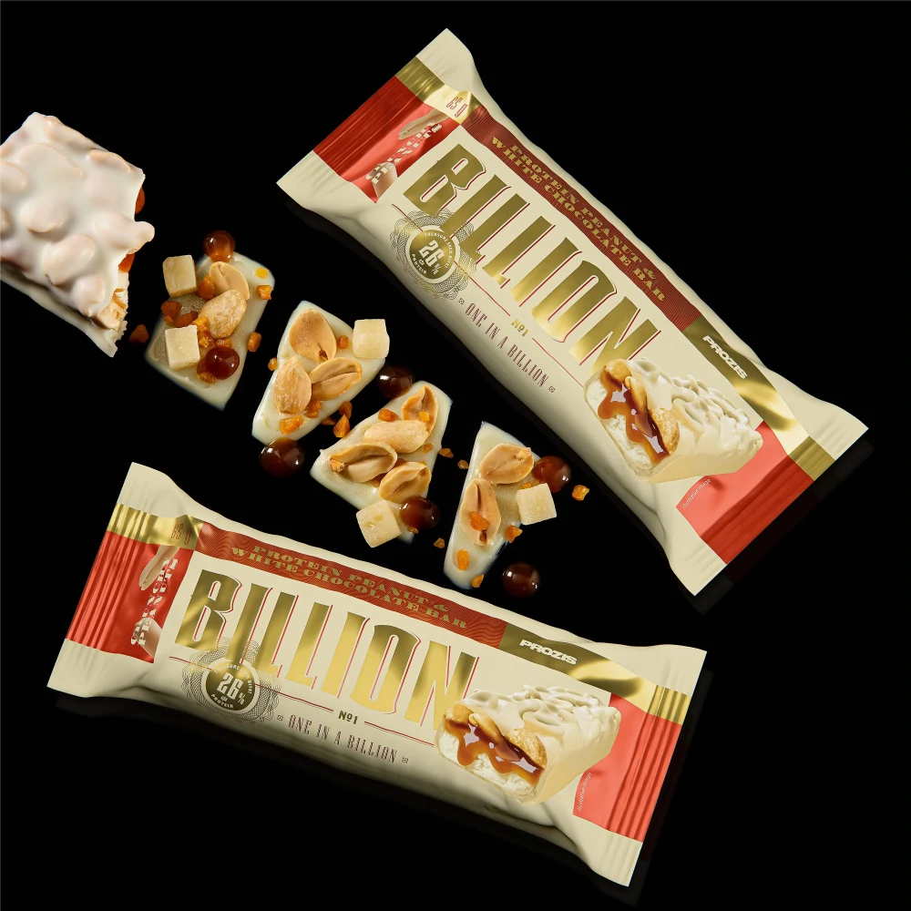 Billion - Proteinriegel mit Erdnüssen und weißer Schokolade x 2 (1)
