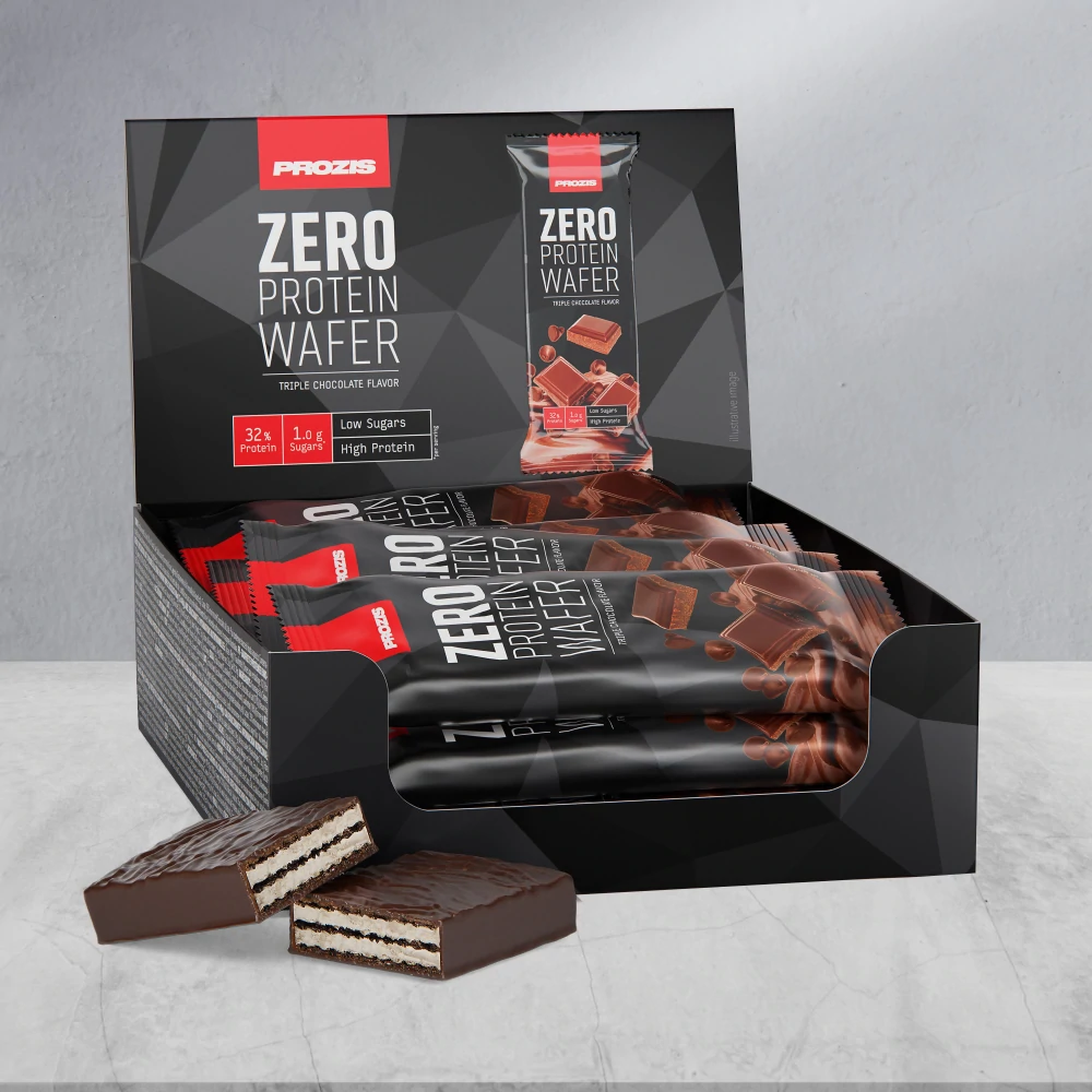 Zero Protein Wafer - Niedriger Zuckergehalt - 12 Riegel (1)