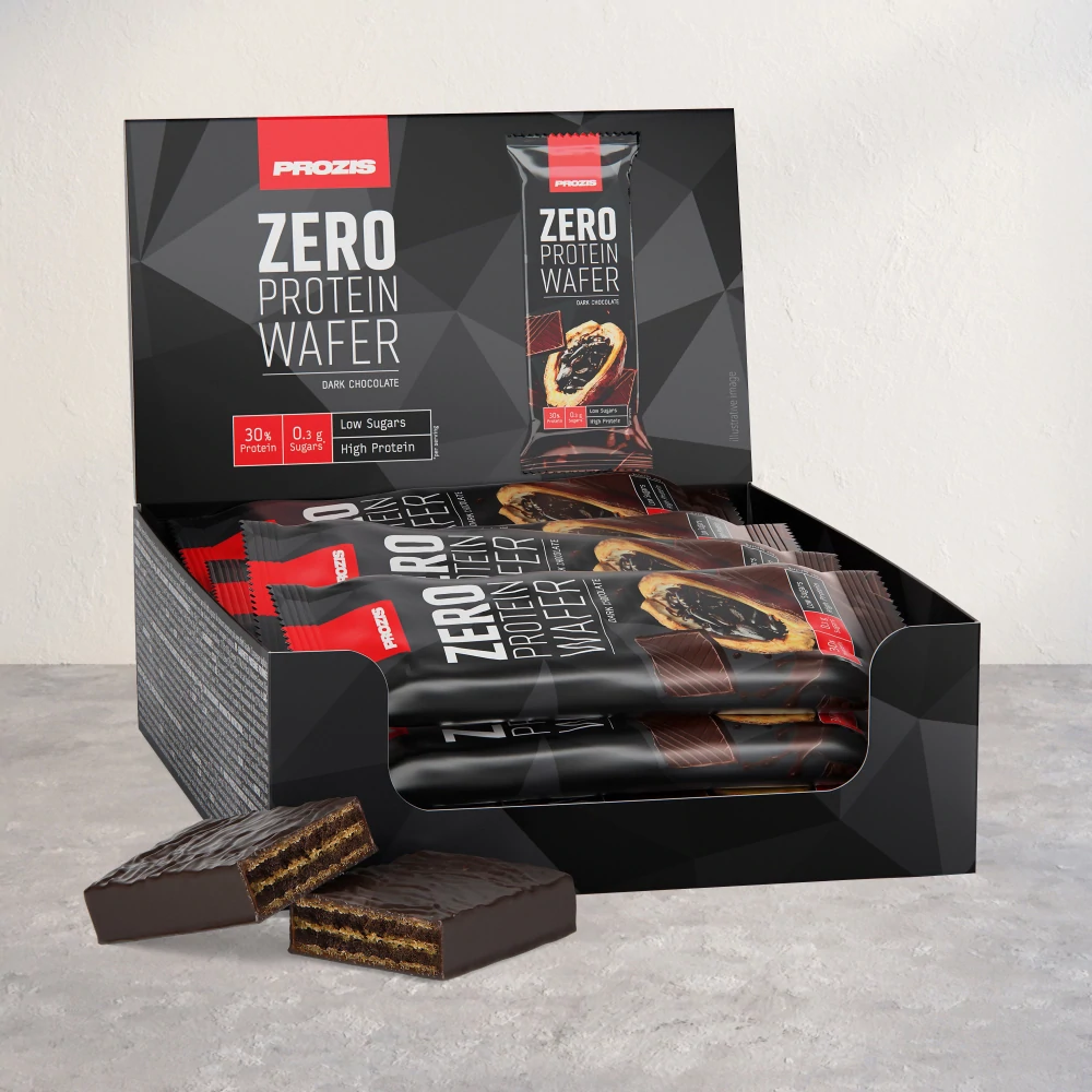 Zero Protein Wafer - Faible Teneur en Sucres - 12 barres (1)