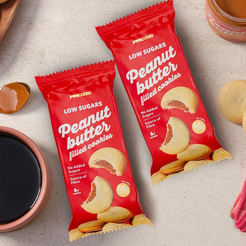 Low Sugars Peanut Butter-filled Cookies (2 packs of 6)