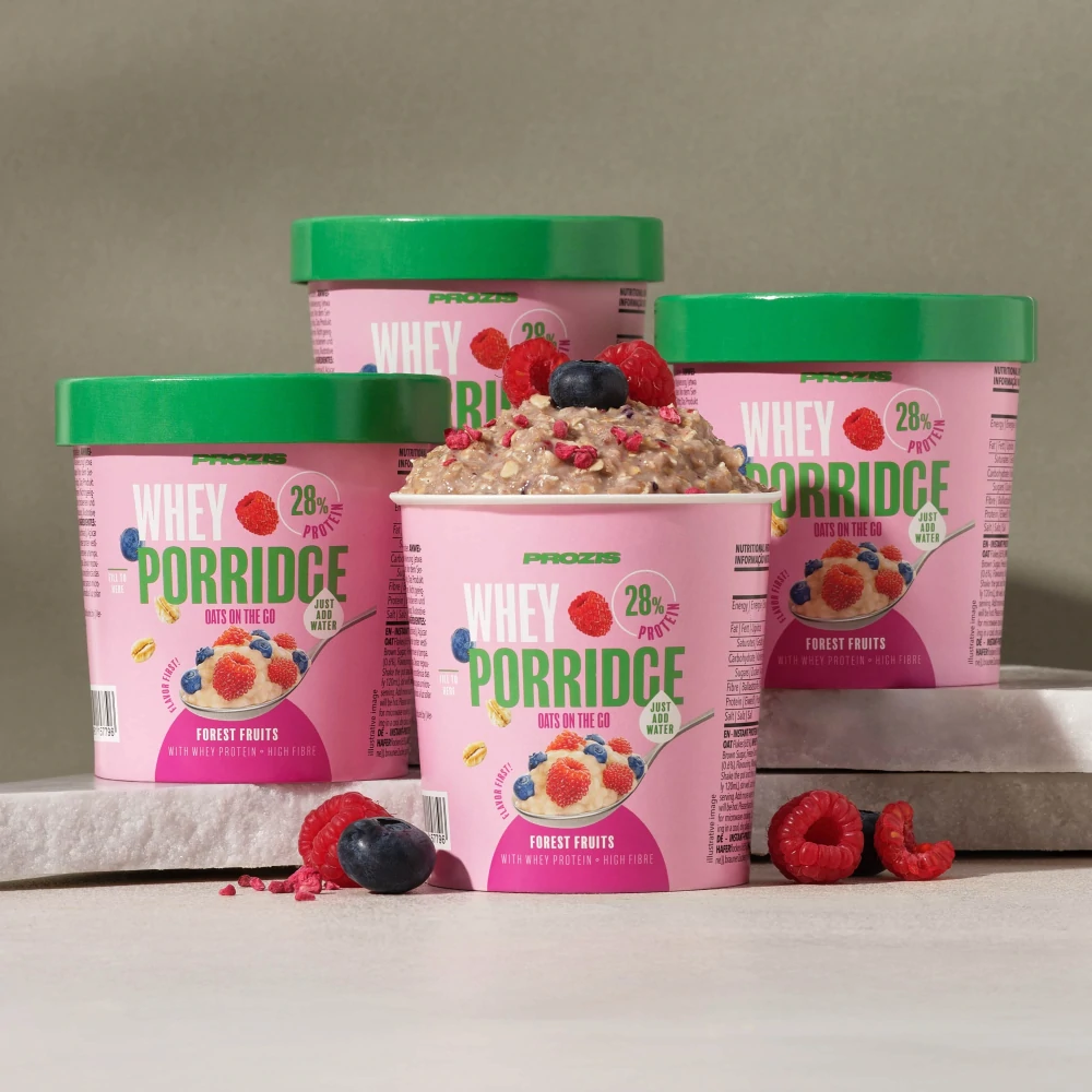 4 x Oats-on-the-go Haferbrei mit Molke 60 g Waldfrüchte (1)