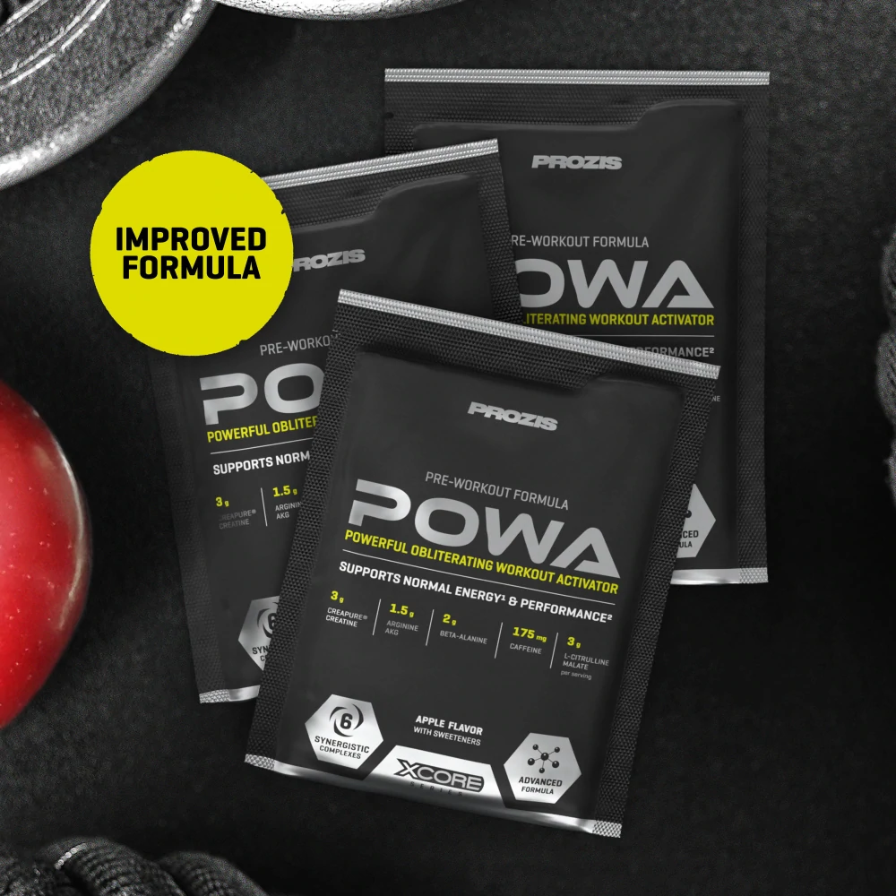 3 x Sachet POWA 3.0 Pre-Workout 17.5g Apple (1)