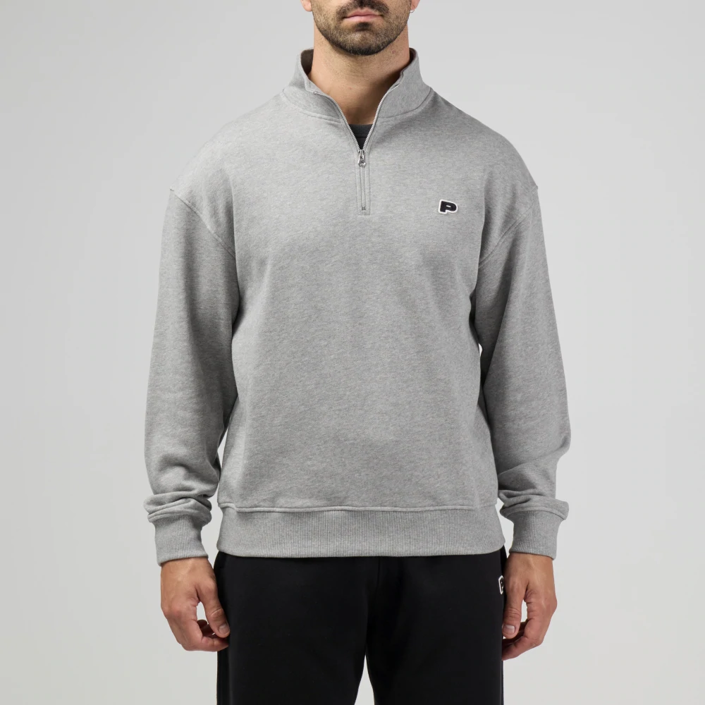 Athleisure P Ανδρικό Φούτερ με Μισό Φερμουάρ (1)