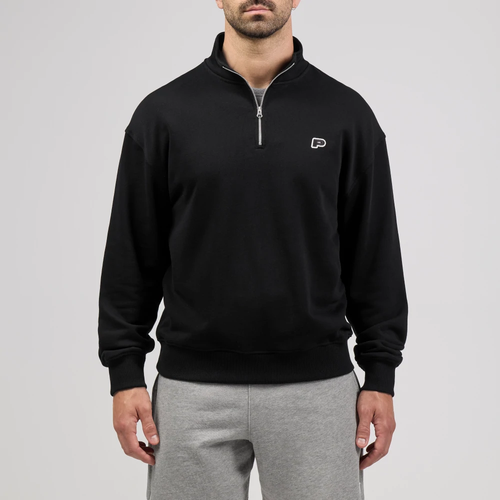 Athleisure P Ανδρικό Φούτερ με Μισό Φερμουάρ (1)