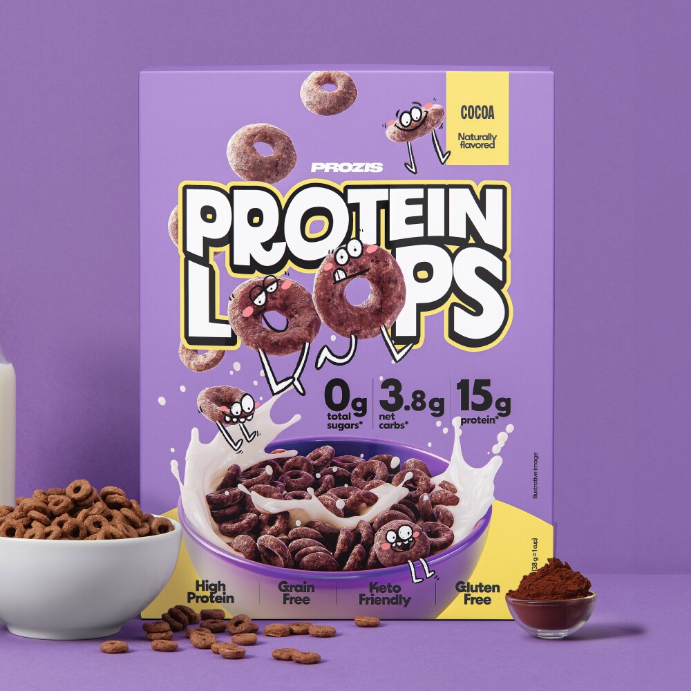 Protein Loops – Proteinreiche Müsliringe – Kakao