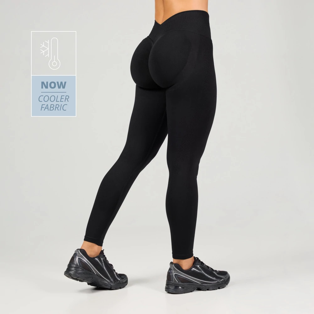 MuseFit Legging met middelhoge taille en V-rug (1)