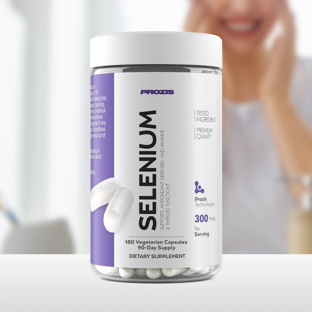 Selenium - Hair, Skin and Nails 180 vegetarian capsules (1)