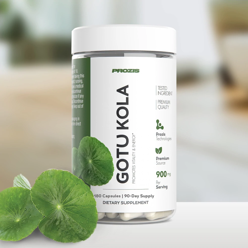 Gotu Kola (Centella asiatica) 900 mg 180 capsules (1)
