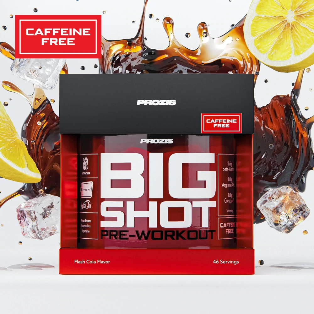 Big Shot - Pre-Workout senza Caffeina 46 dosi (1)