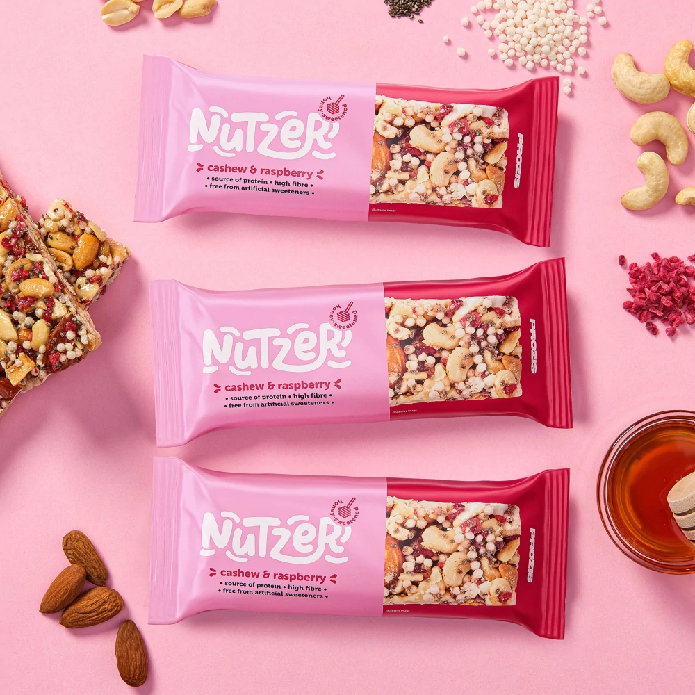 Nutzer Bar - Noix de Cajou et Framboise x 3 - Barres et Snacks à ...