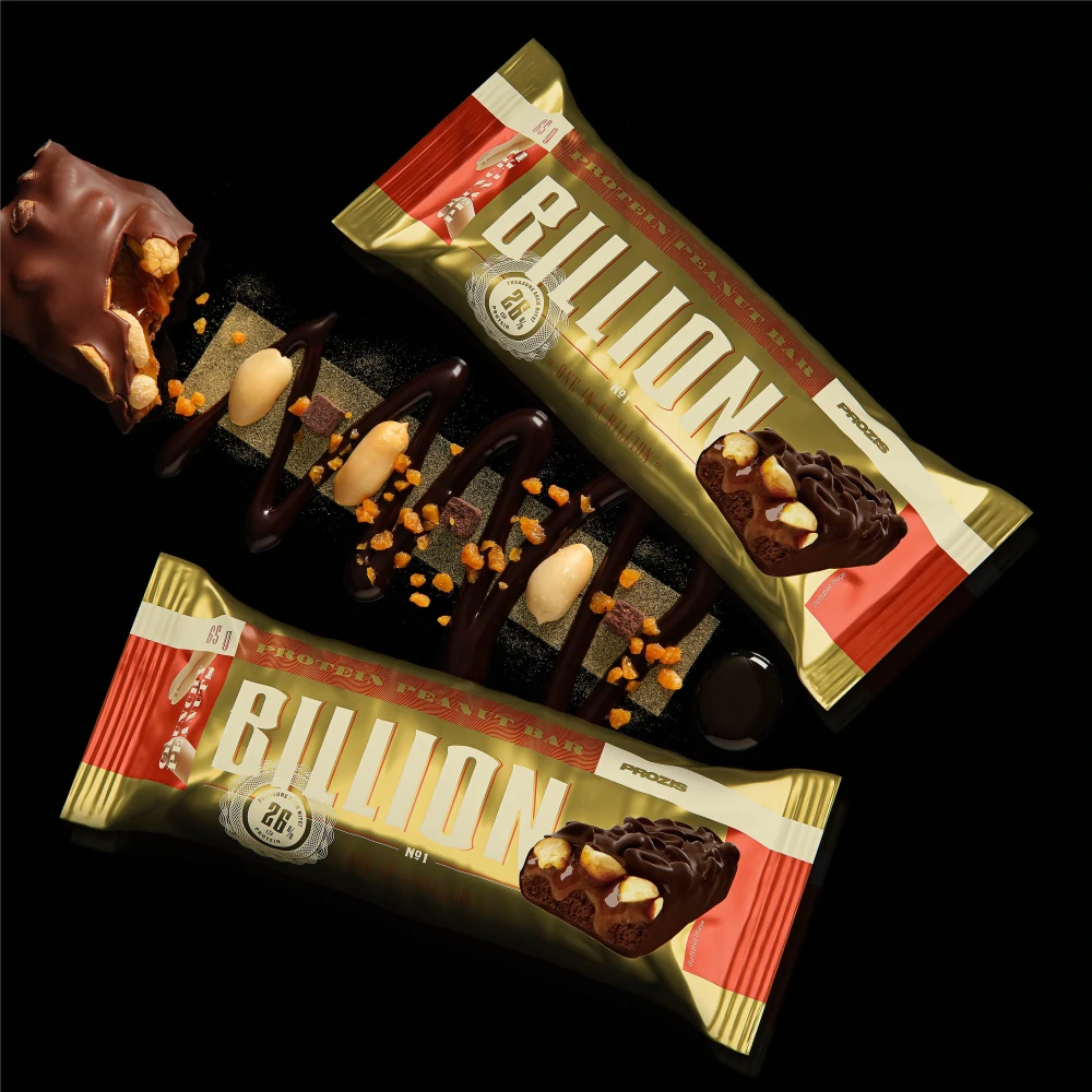Billion - Barrita Proteica de Cacahuete x 2 (1)