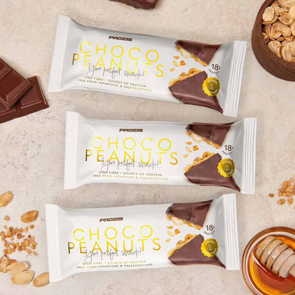 Choco Peanuts - Barrita de Cacahuete y Chocolate con Leche x 3 (1)
