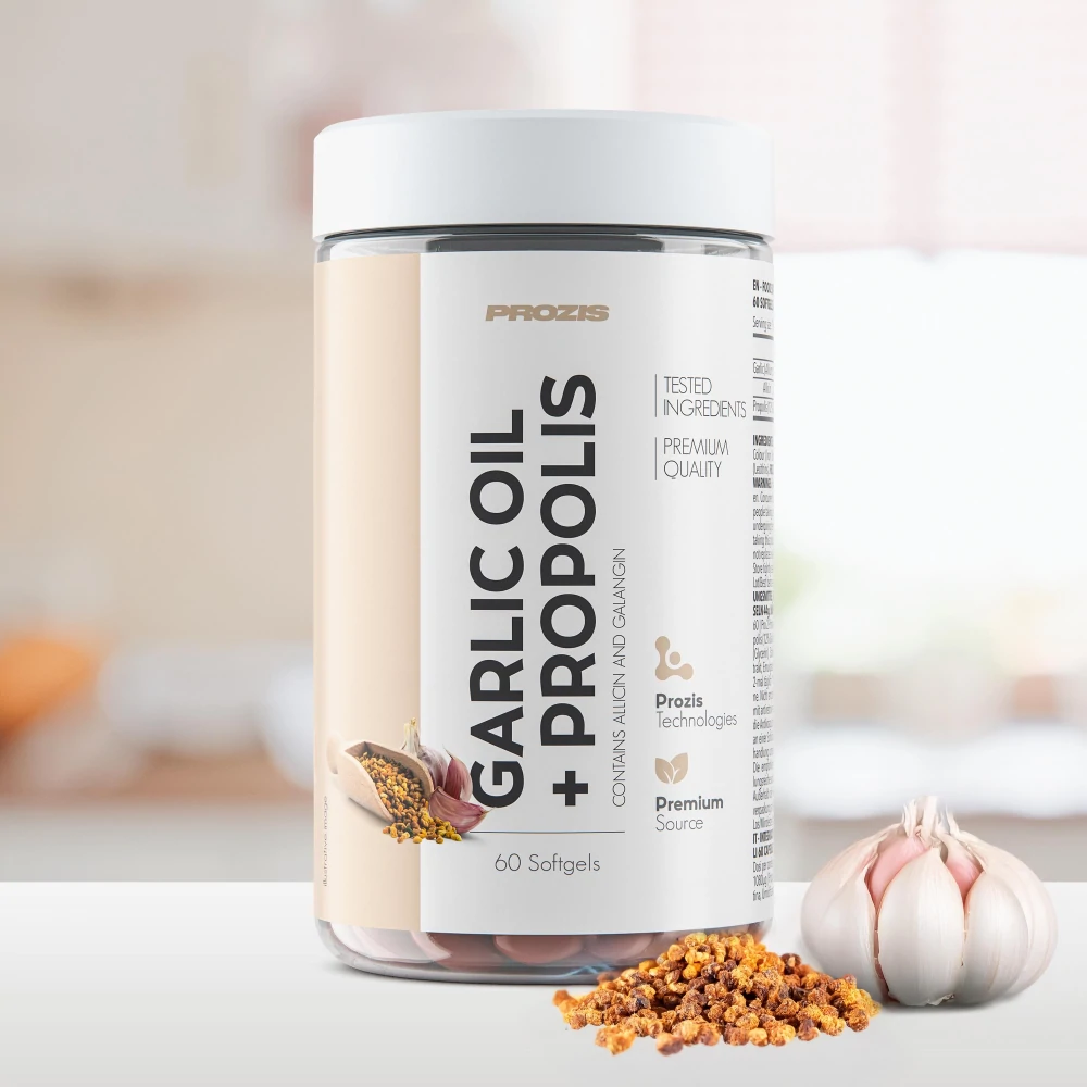 Knoblauchöl + Propolis 500 mg 60 Weichkapseln (1)