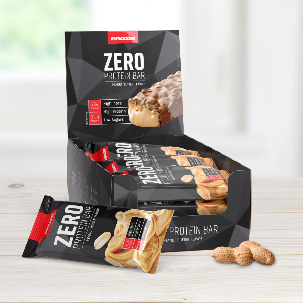 Zero Protein Bar - Niedriger Zuckergehalt x 12 (1)