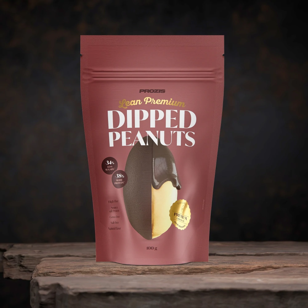 Lean Premium Dipped Peanuts - Chocolat Noir 100 g (1)