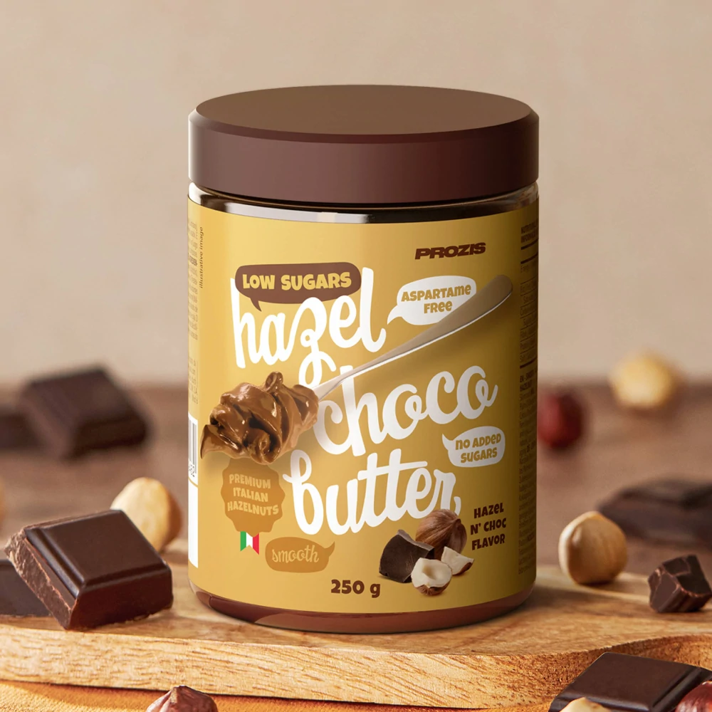 Low Sugar Hazel-Choco Butter - Smooth 250g (1)
