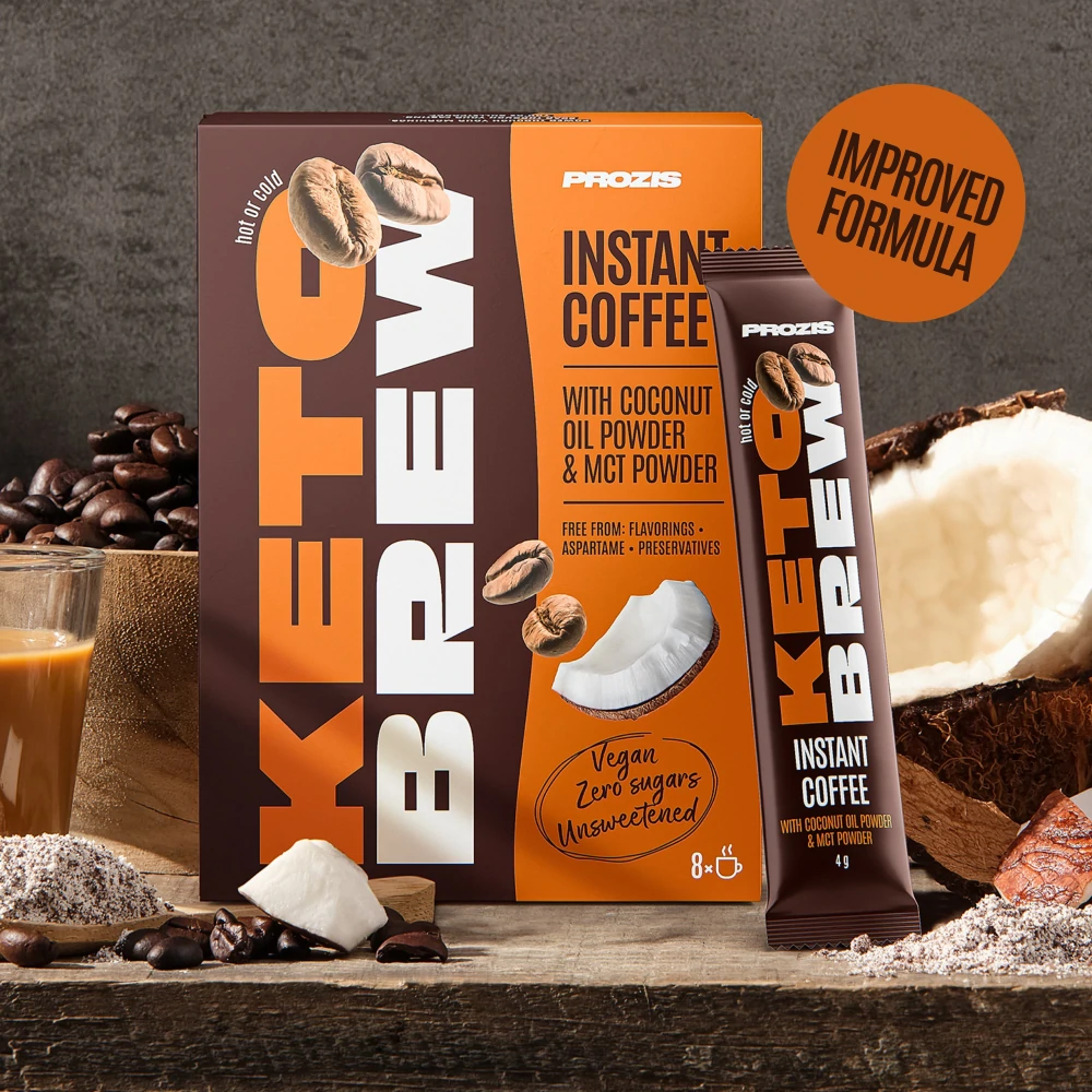 8 x Keto Brew - Pulverkaffee 4 g (1)