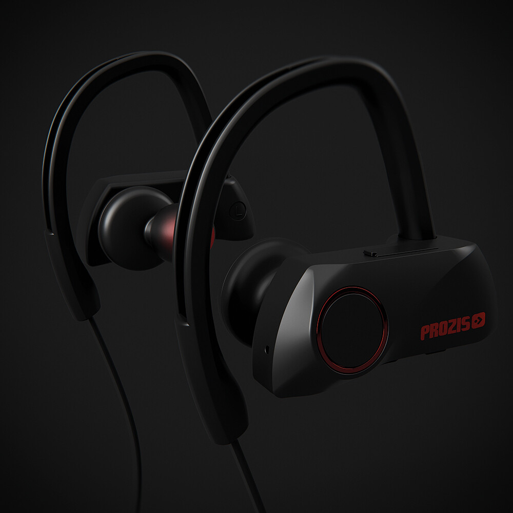 Active Beats AB-1B - Auriculares Desportivos Sem Fios