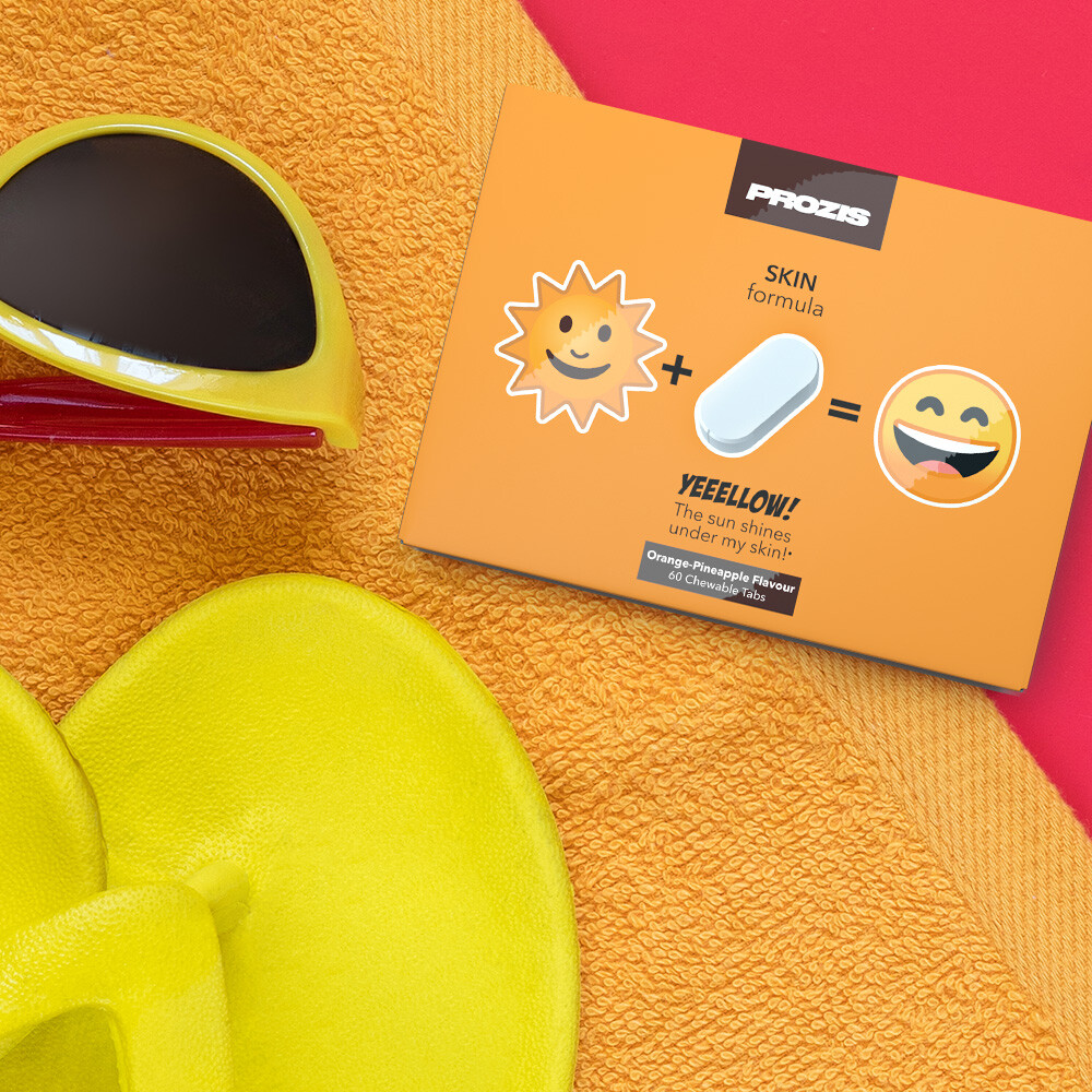 Yeeellow - Vita Sun 60 Comprimidos masticables