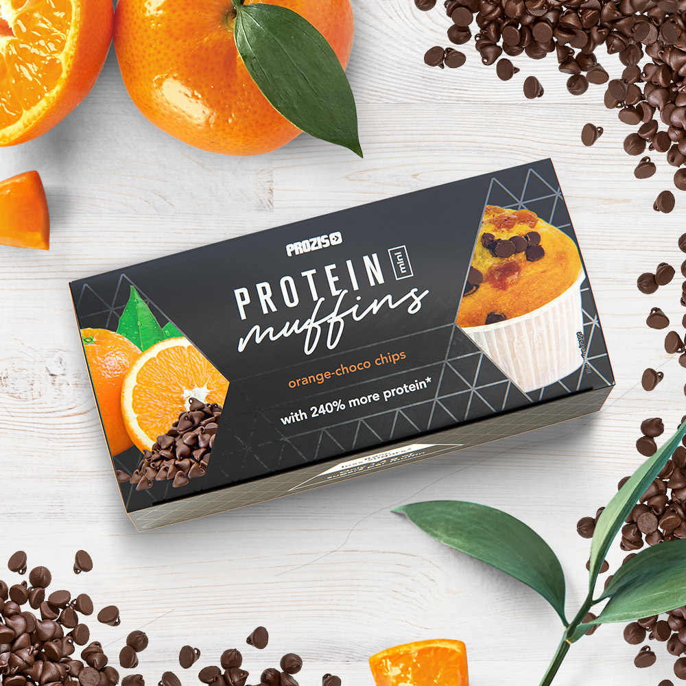 2 x Protein Mini Muffins - Orange-Choco Chips 30 g