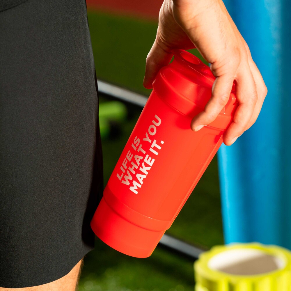 Life Is What You Make It. Shaker mit Kammer 500 ml