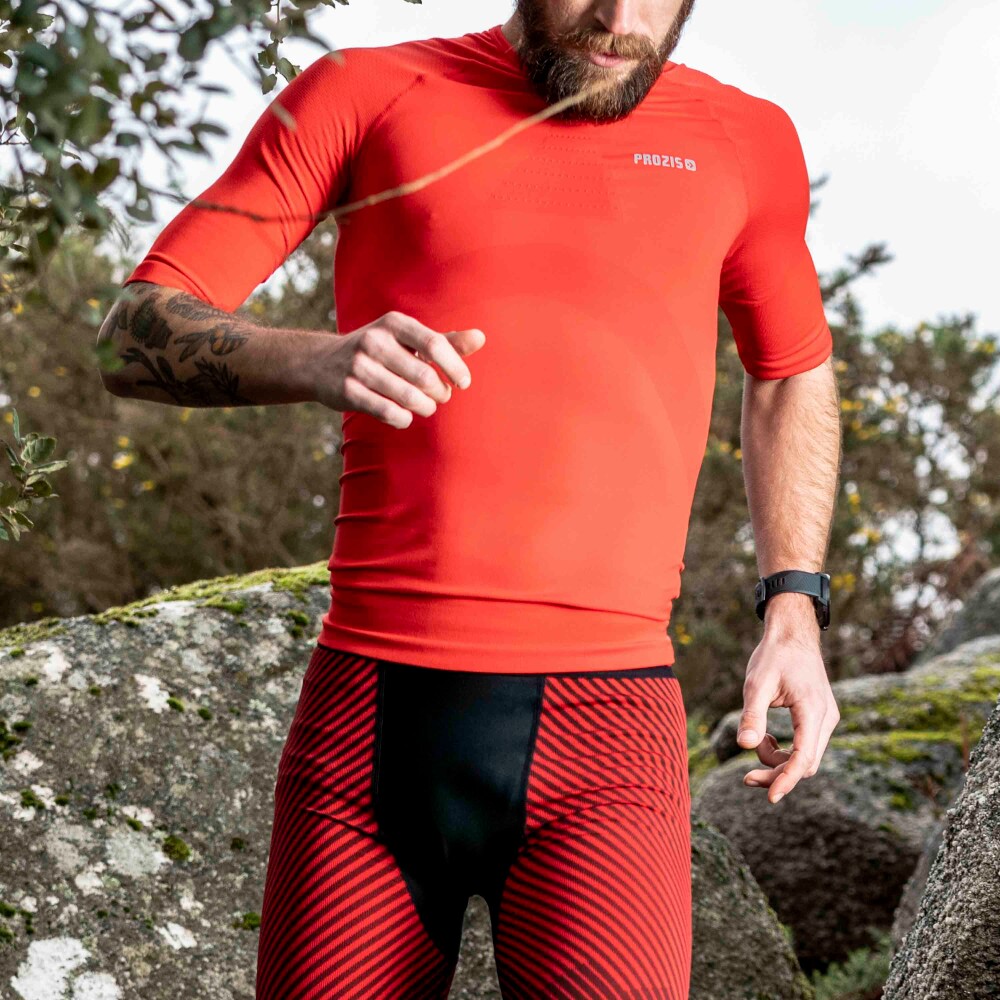 X-Motion Compression T-Shirt - Red