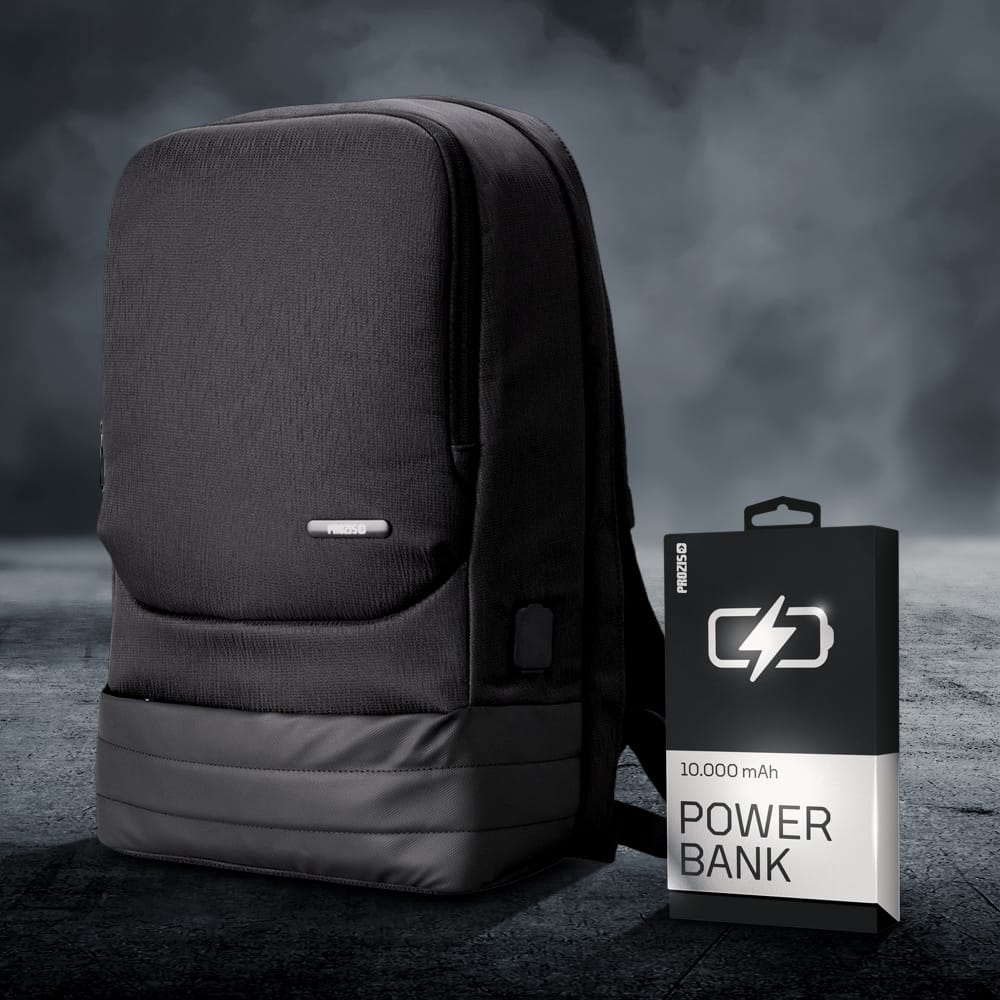 Ravenn Backpack - Compact + Lifeline Power Bank