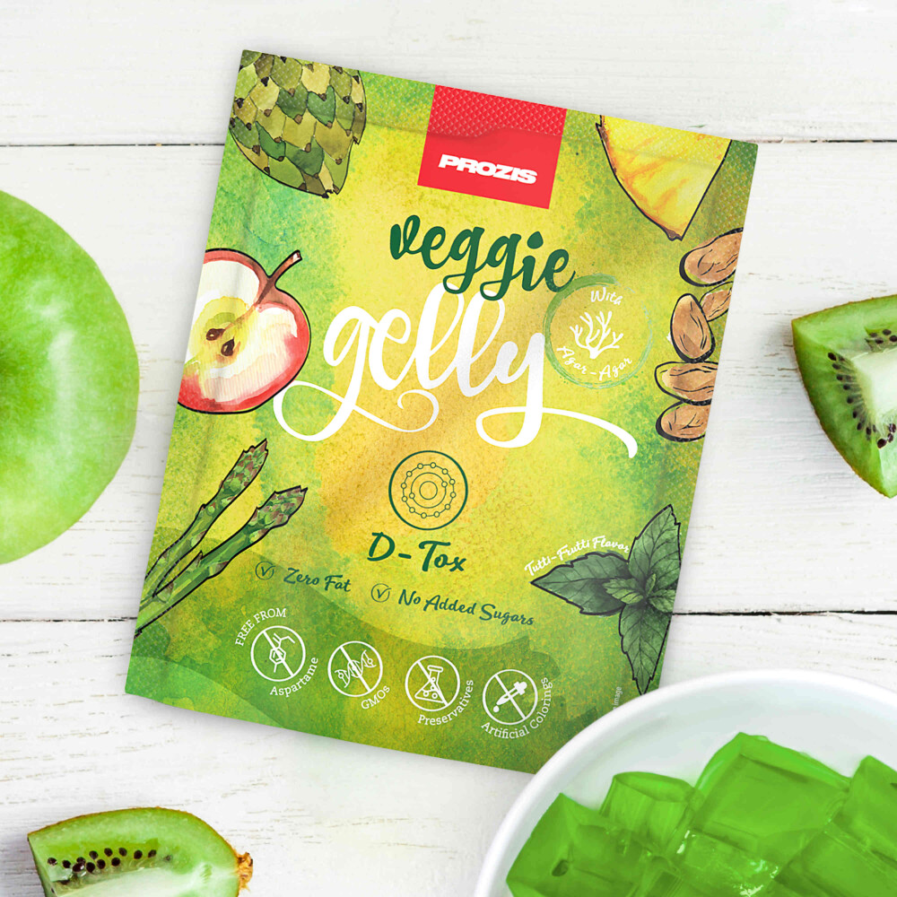 Veggie Gelly - D-Tox 15 g Tutti-Frutti