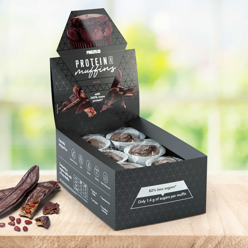 12 x Protein Mini Muffins - Carob 30 g
