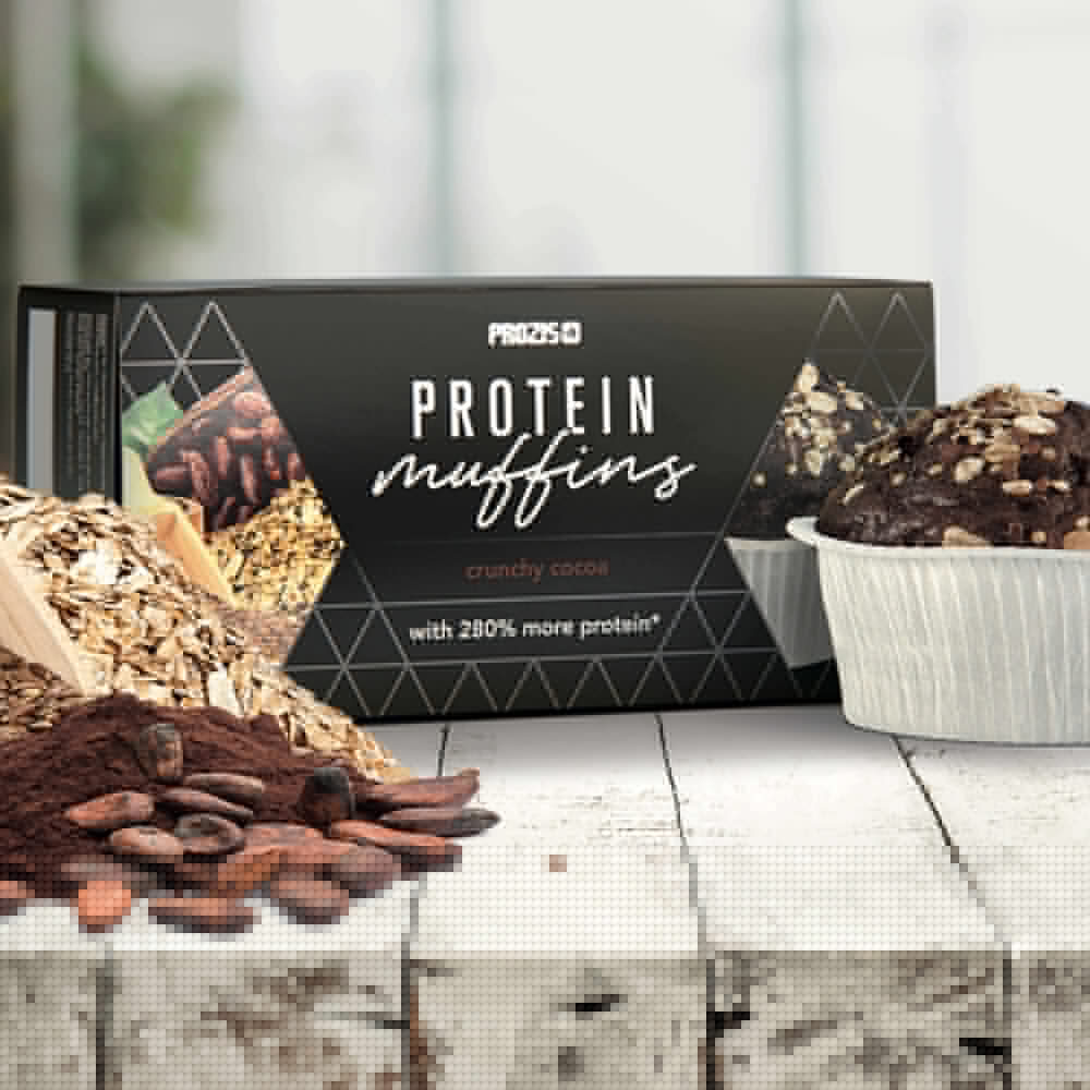 2 x Protein Muffins - Kakao-Crunchy 60 g