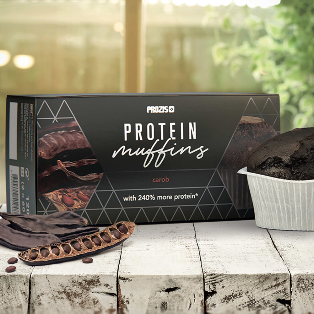 2 x Protein Muffins - Carob 60 g