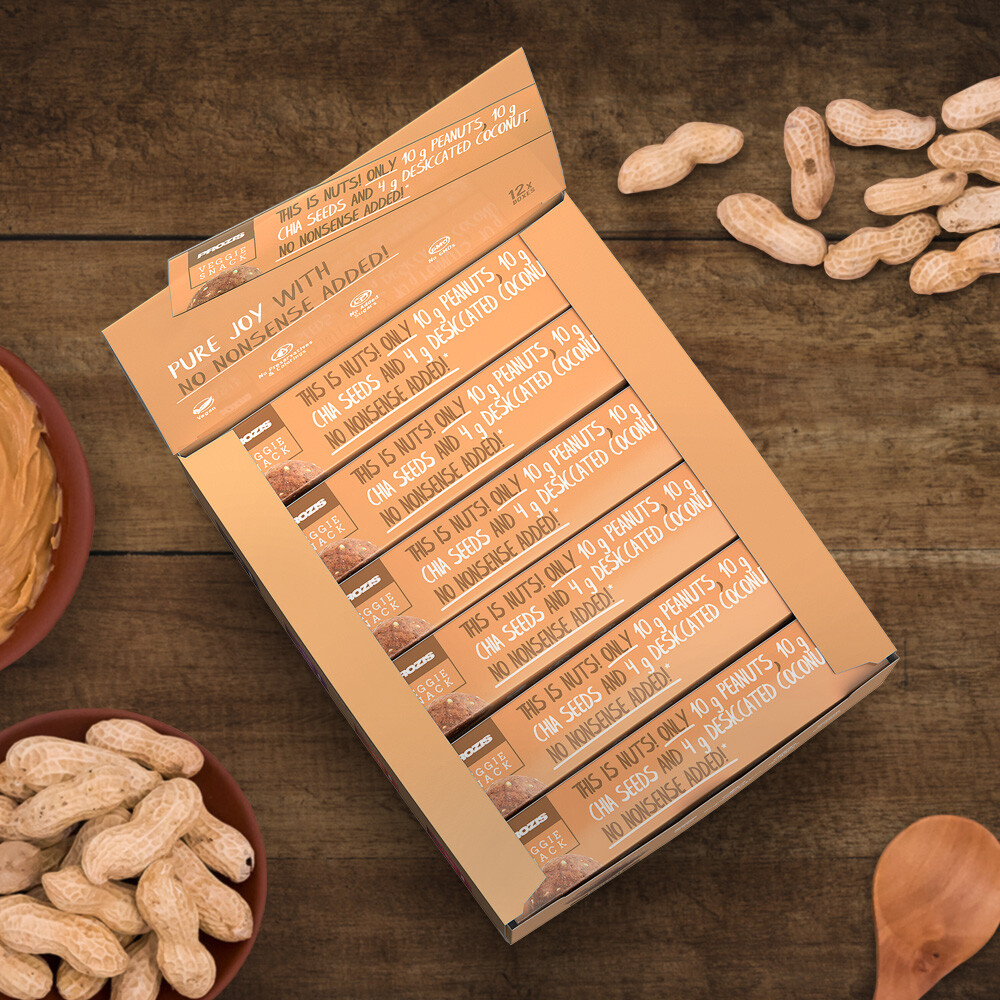 12 x 6 x Snack Vegetariano - Amendoim