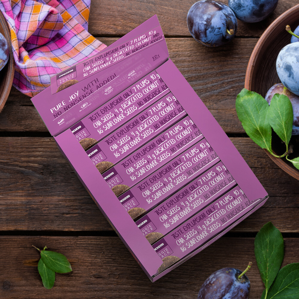 12 x 6 x Snack Végétarien - Prune