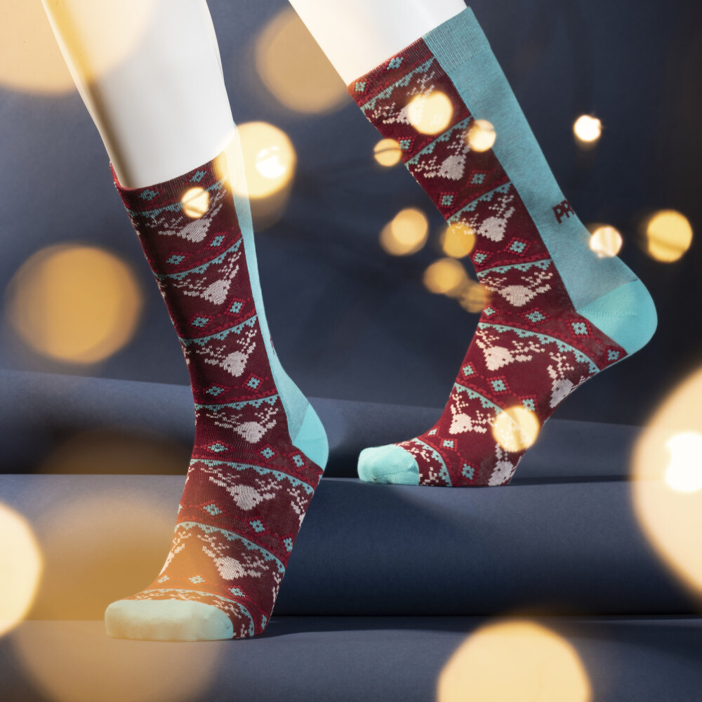 B-Style Socks - Xmas Rudolph