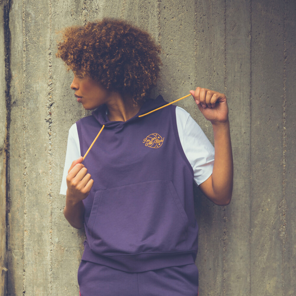 X-College Sleeveless Hoodie