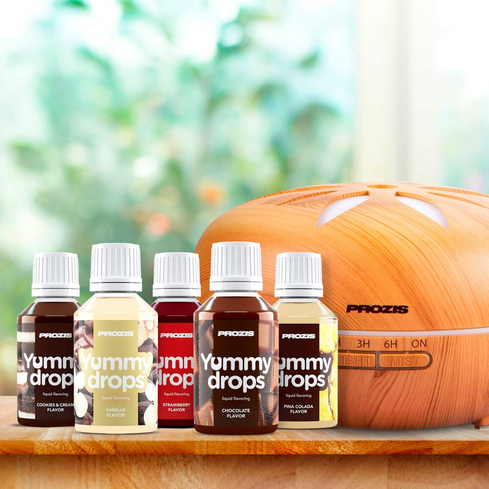 1x Aromazerstäuber &amp; -Luftbefeuchter - Heim + 5x Yummy Drops